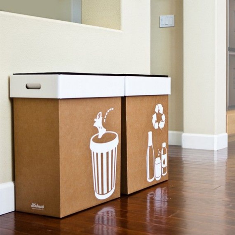 garbage bin at parties