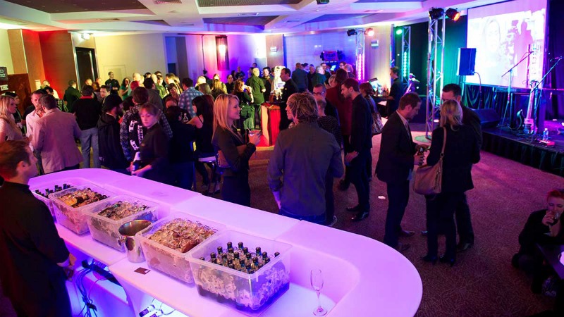 bar at cocktail party