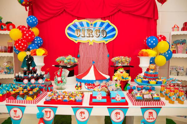 circus- get together party theme