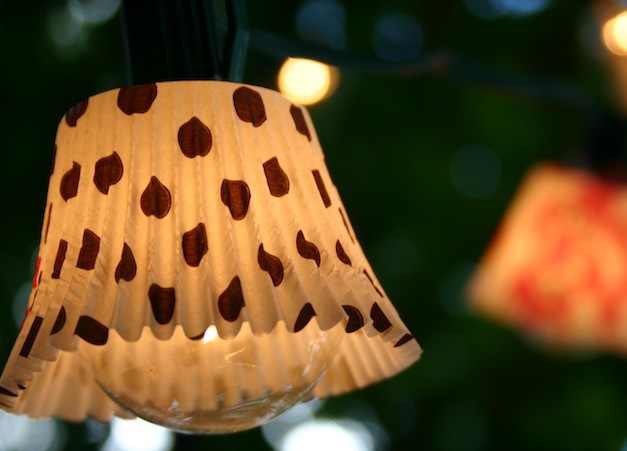 cupcake party lights