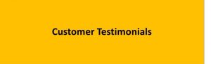 Customer Testimonial 