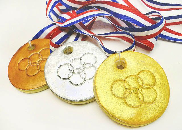 Edible olympic medals