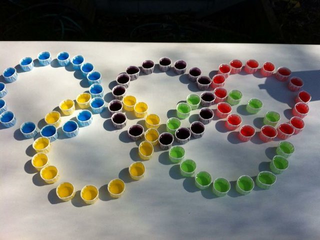Olympic jello shots