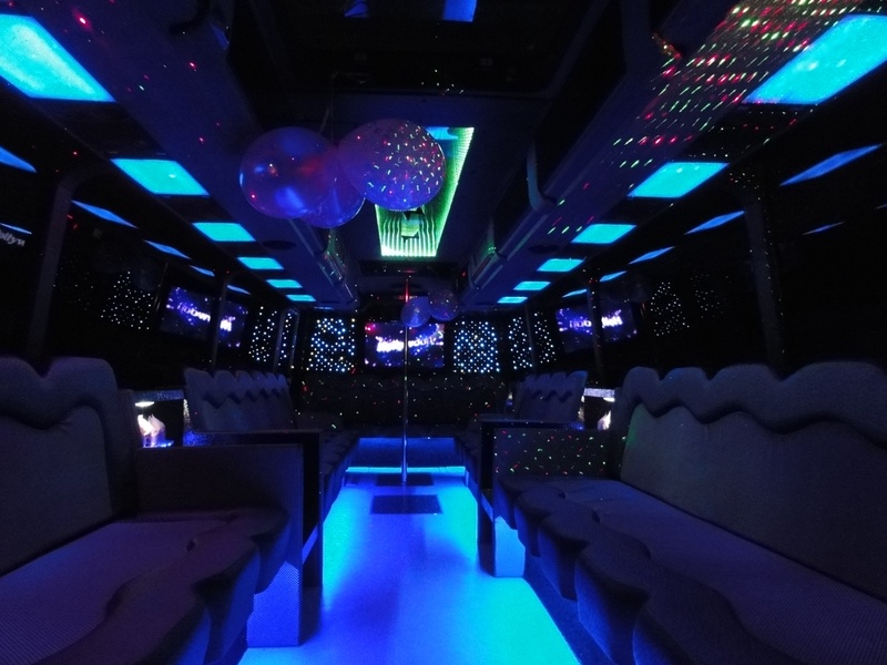 party-bus-30-pass-interior-Bachelorette party ideas