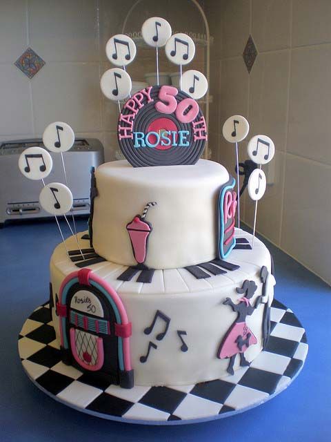 50th birthday party cake