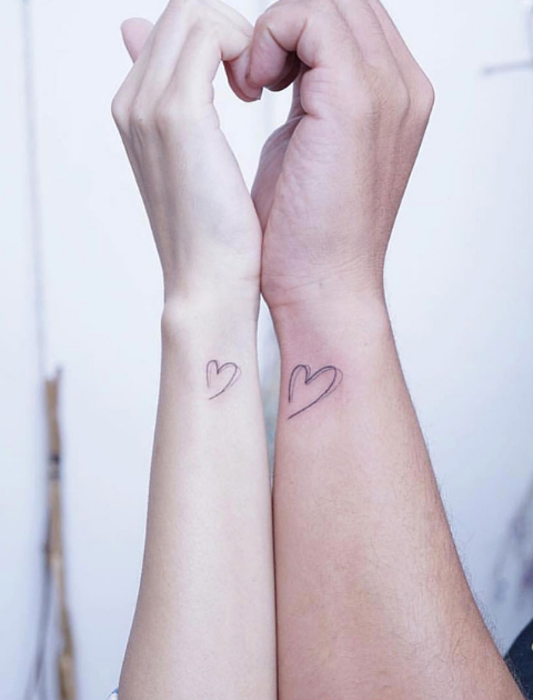 Couple Tattoo Ideas, Couple tattoo, Matching tattoo, His and Hers Tattoo, Marriage tattoo, Matching couple tattoo, Couple tattoo designs, Couple tattoos small, Best couple tattoos, Unique couple tattoos