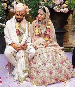 wedding look - Anushka Sharma and Virat Kohli Wedding Look