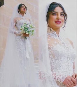 wedding look - Priyanka Chopra's Christian Wedding Look