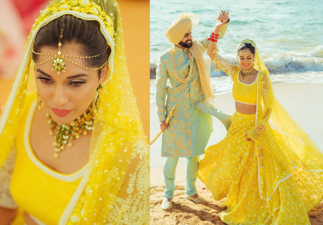 Yellow Color Lehenga Choli For Wedding Look – Joshindia