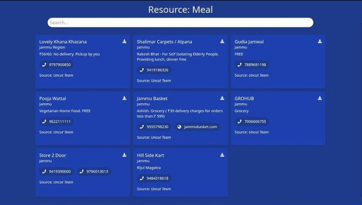COVID-19 Resources - Meal Providers