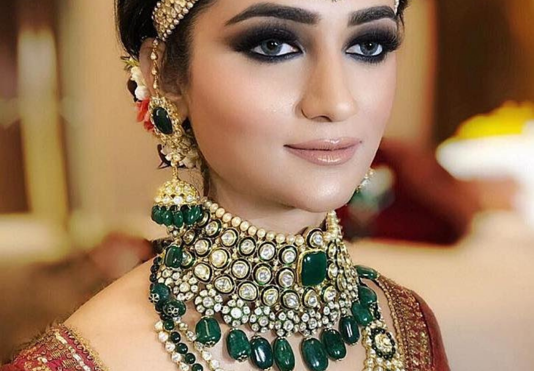 Kundan Polki Bollywood Indian Jewelry Bridal Choker Necklace Set Green  Tikka | eBay