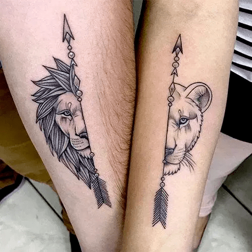 Couple Tribal Tattoos