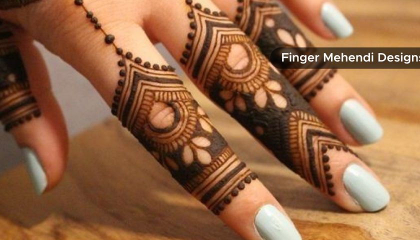 featured image - finger mehendi designs