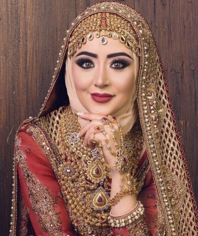 Muslim Bridal Jewelry - matha patti