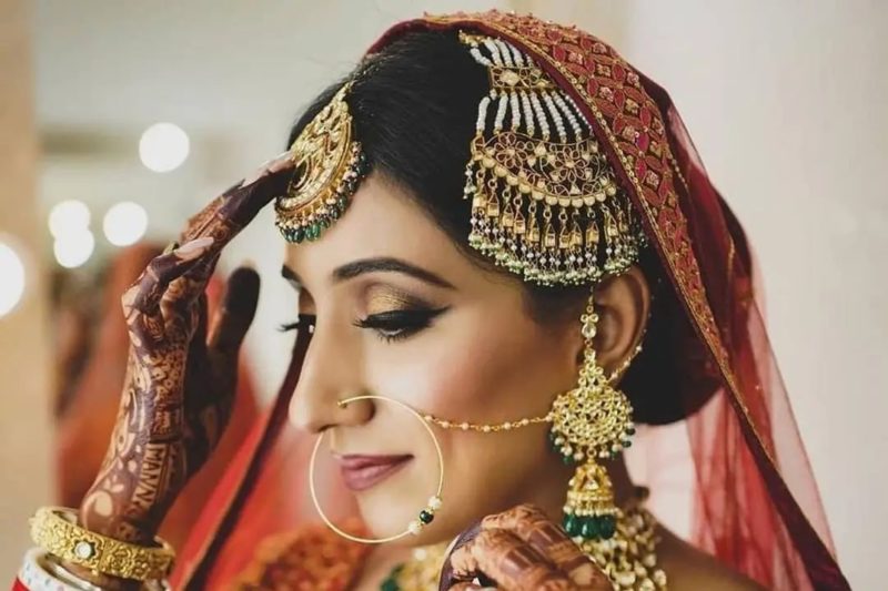 Muslim Bridal Jewelry - passa jhumar