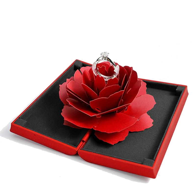 Valentine's day gift - Rose Ring Box