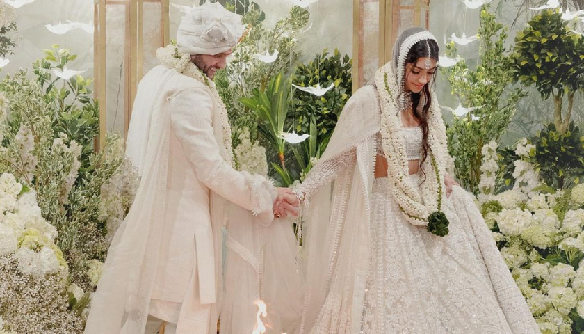 Alanna Panday's Bridal Outfit
