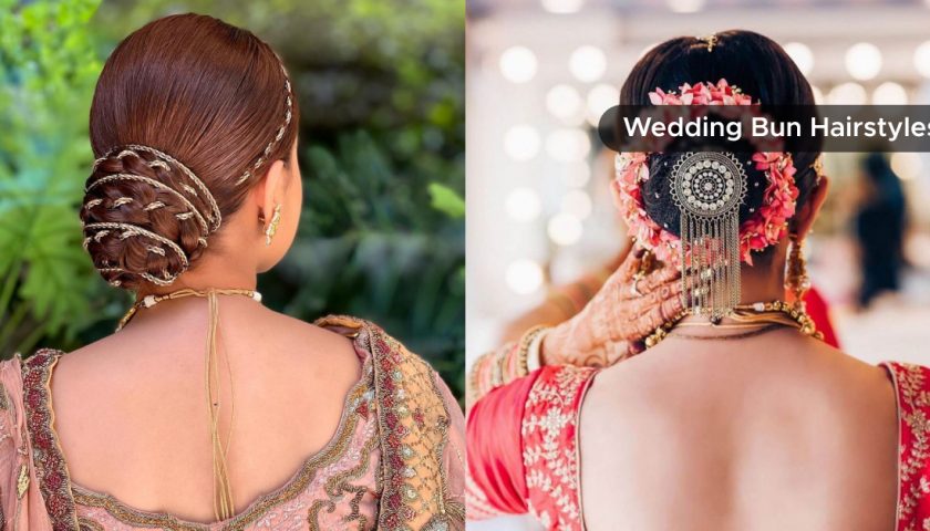 featured image - wedding bun hairstyles