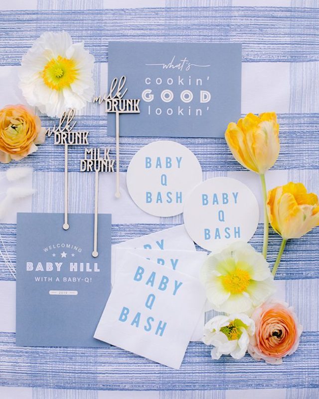 Baby Shower Decorations - baby q
