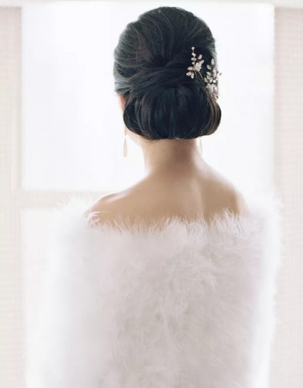 chignon hairstyle - wedding hair trends