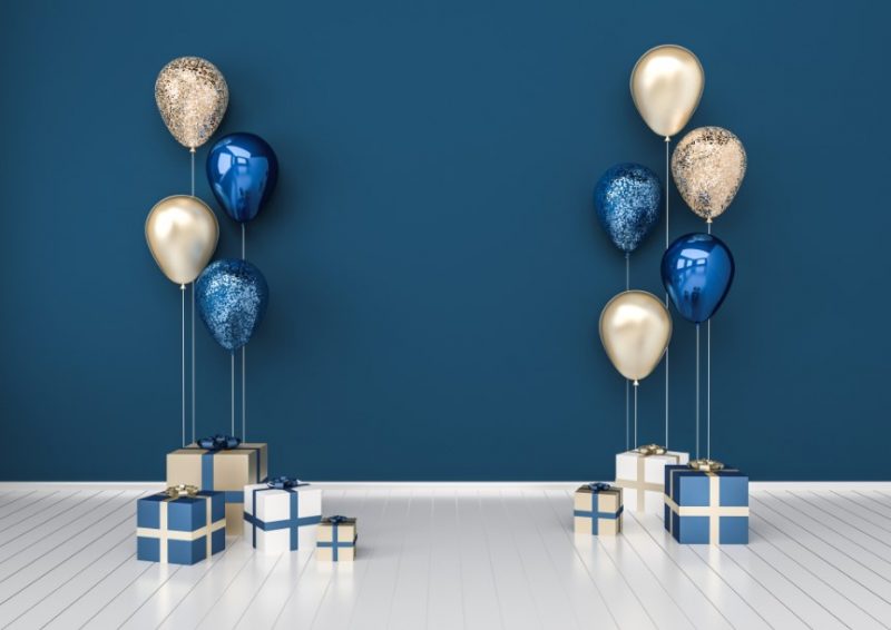 Simple Birthday Decoration at Home - color-inspired decor