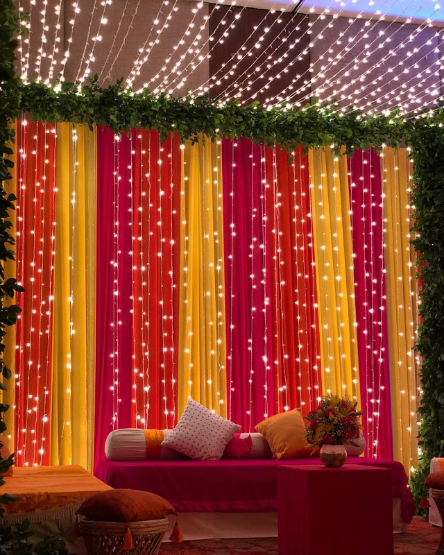 fairy lights - home wedding decor