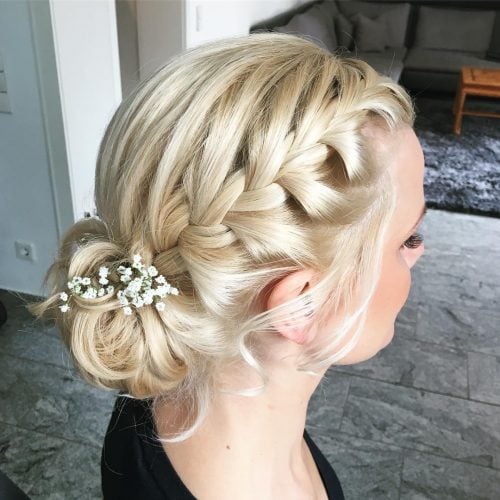 formal updo - French Braid Hairstyles