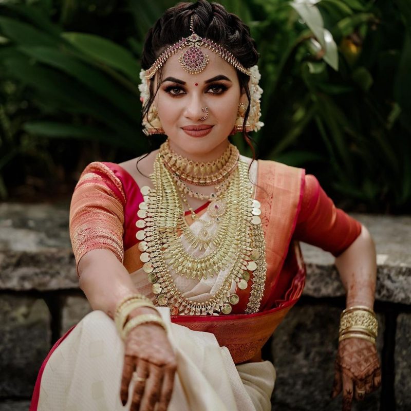 Photo of A traditional South Indian bridal hairstyle