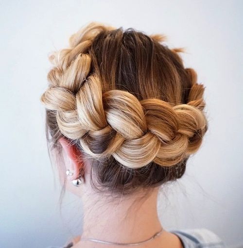 halo crown - French Braid Hairstyles