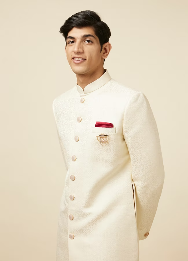 White Sherwani for Groom: 15 Unique Ideas to Elevate Your Look!