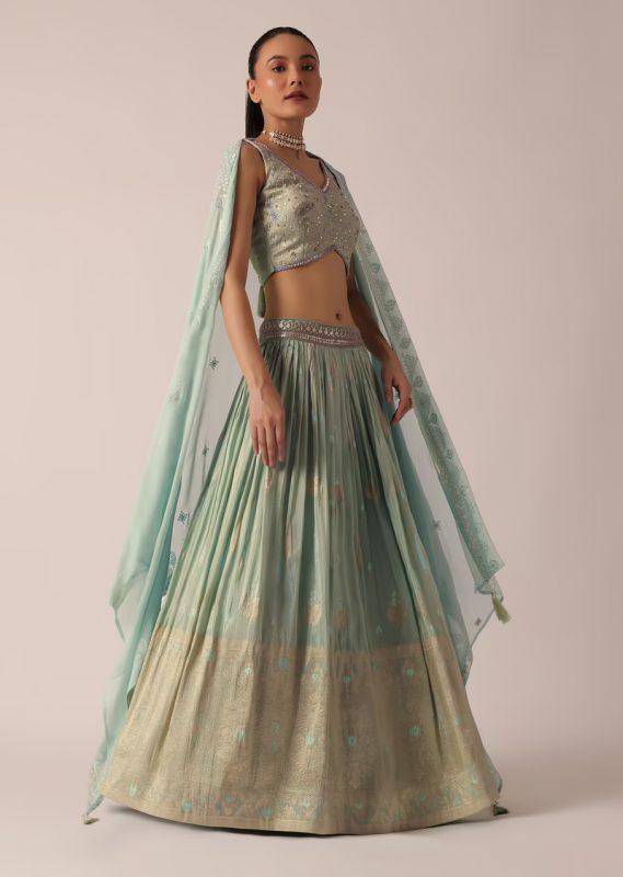 intricate embroidery - Designer Lehengas For Bridesmaids