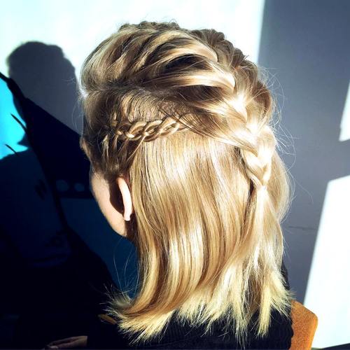 French braid bun hairstyle tutorial - Hair Romance