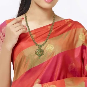 long necklace for south indian brides