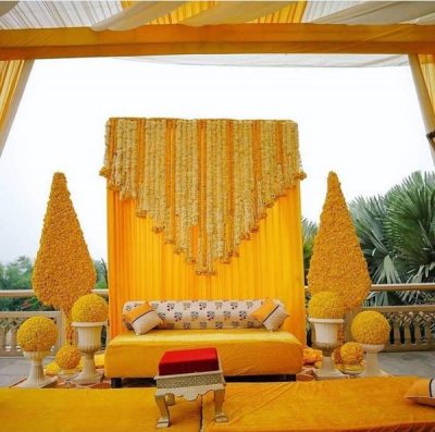 marigold theme wedding