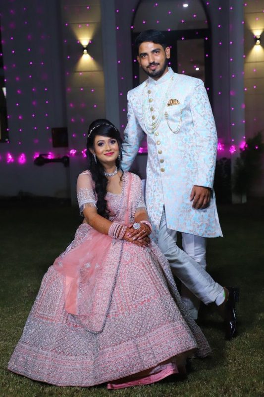 pastel outfits - engagement dresses for couples
