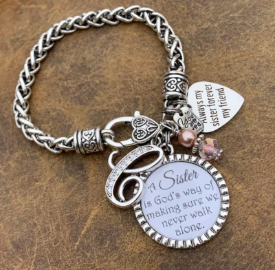 personalized jewelry - sister's birthday gift