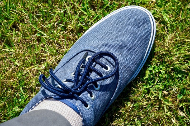 Groom Shoes - dusty blue