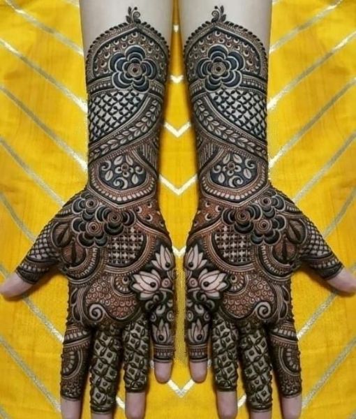 rajasthani design - Full Hand Mehendi Designs