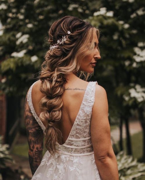 boho braid - wedding hair trends