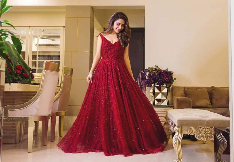Reception Dress - red gown