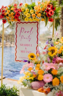 Afternoon Pool Party at Shardul Thakur's wedding