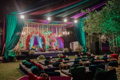 Qawwali Night Decor for Swara Bhaskar's Wedding