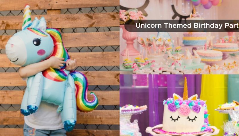 Unicorn Themed Birthday Party - featured image