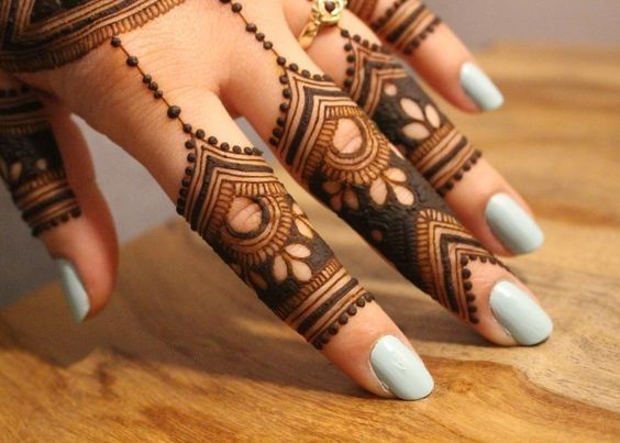 Aggregate 154+ mehndi designs only for fingers best