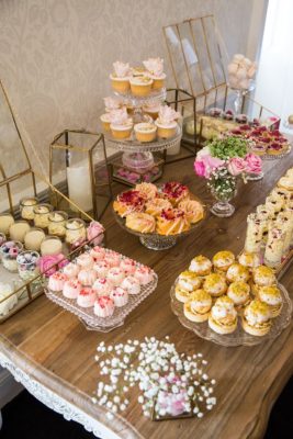 bridal shower themes - dessert party