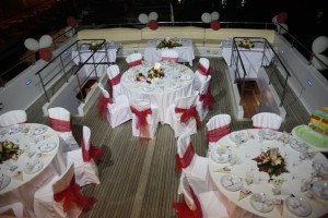 Yacht Wedding Reception