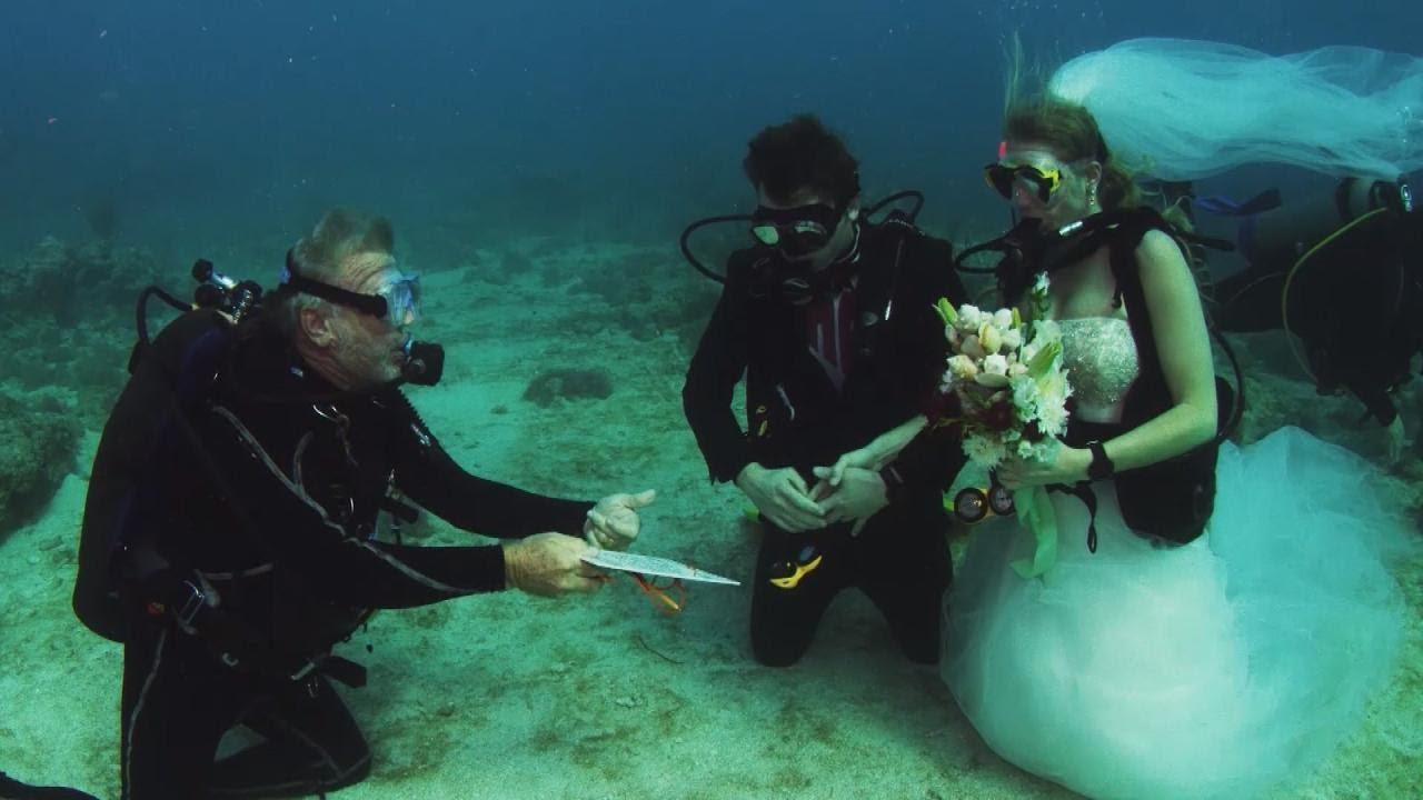 weird places to get married