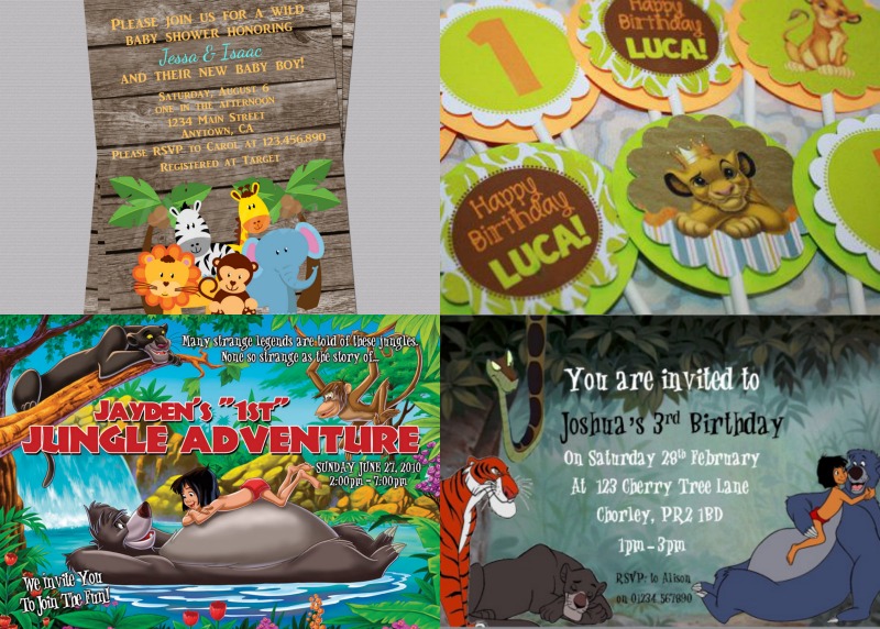 the jungle book invites