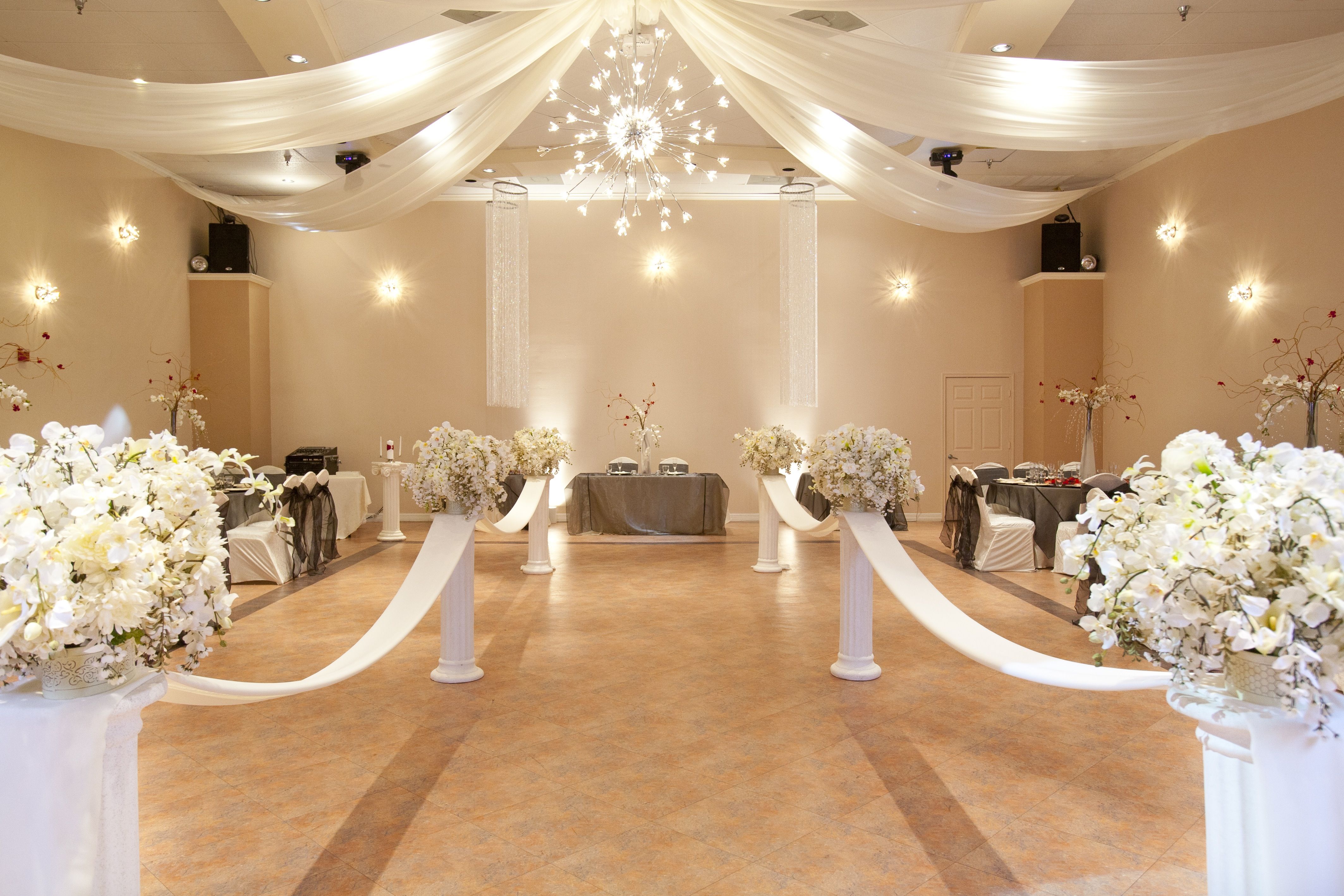 Drapes Wedding Venue Decoration