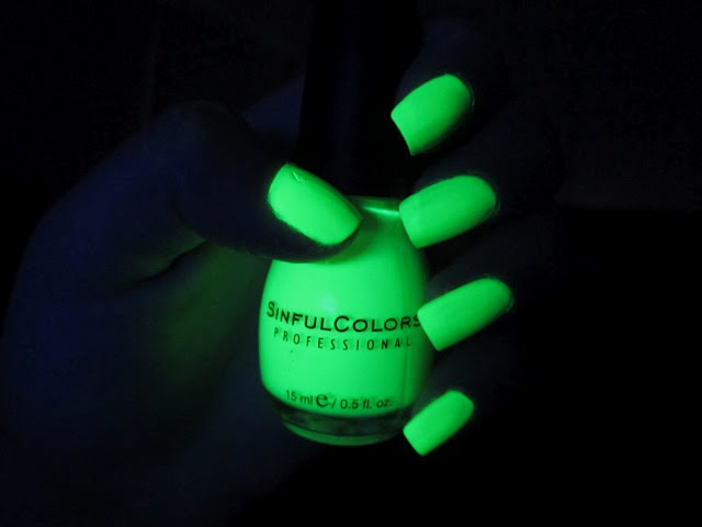 glow neon nail paint